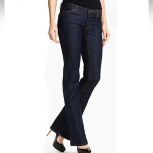 Michael Michael Kors Sausilito Dark Wash Mid/Low Rise Western Bootcut Jeans 6